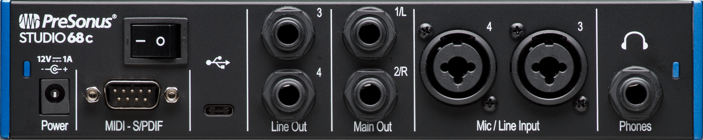 Studio One Studio Series 68c interface audio USB 4 préamplis XMAX