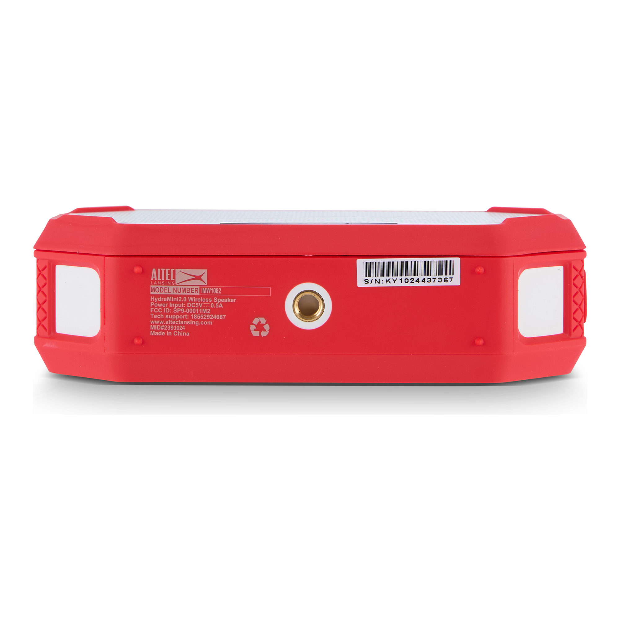 Altec Lansing HydraMini 2.0 mini enceinte Red Sox rouge 12h