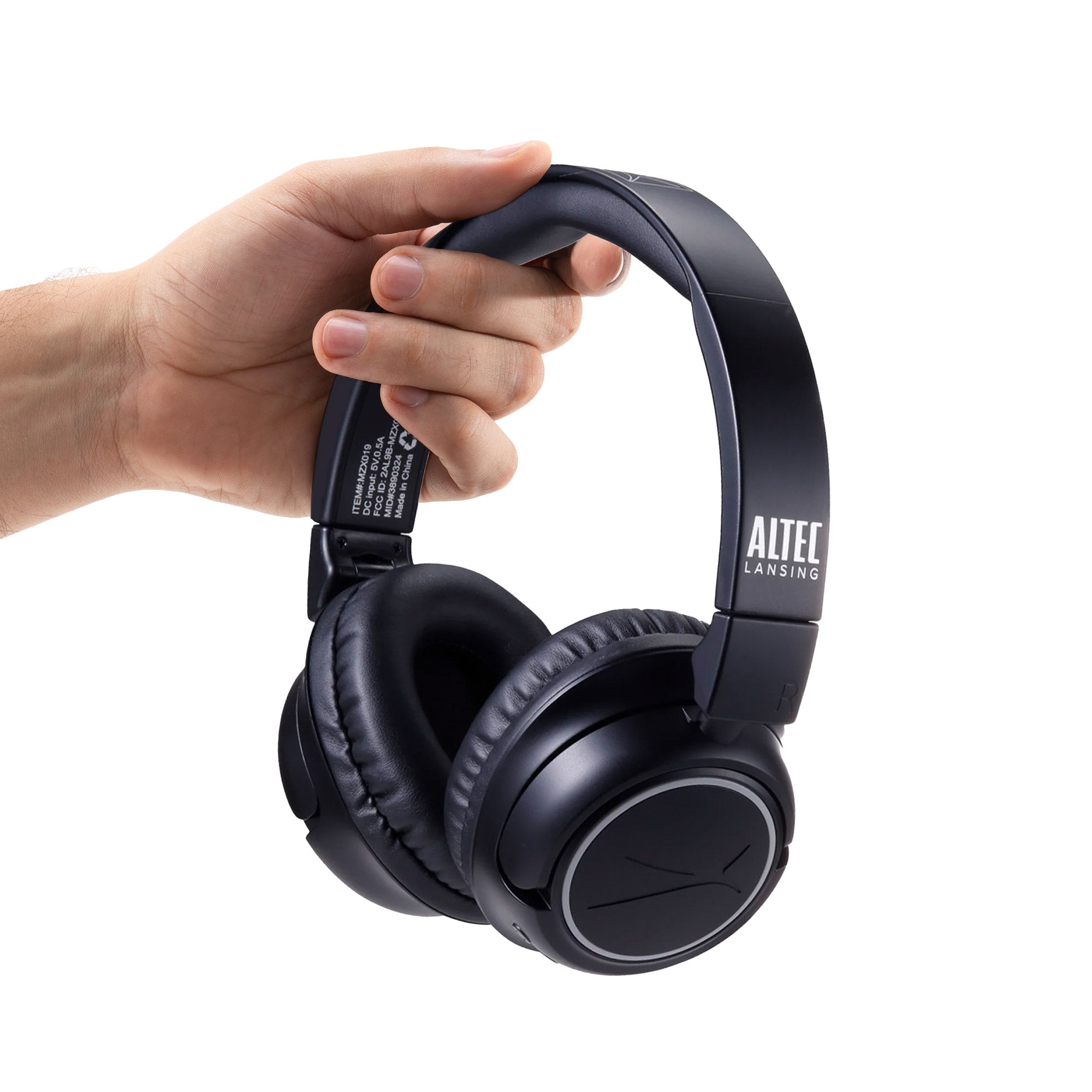 Altec Lansing Play Casque Bluetooth Sans Fil Noir Pliable