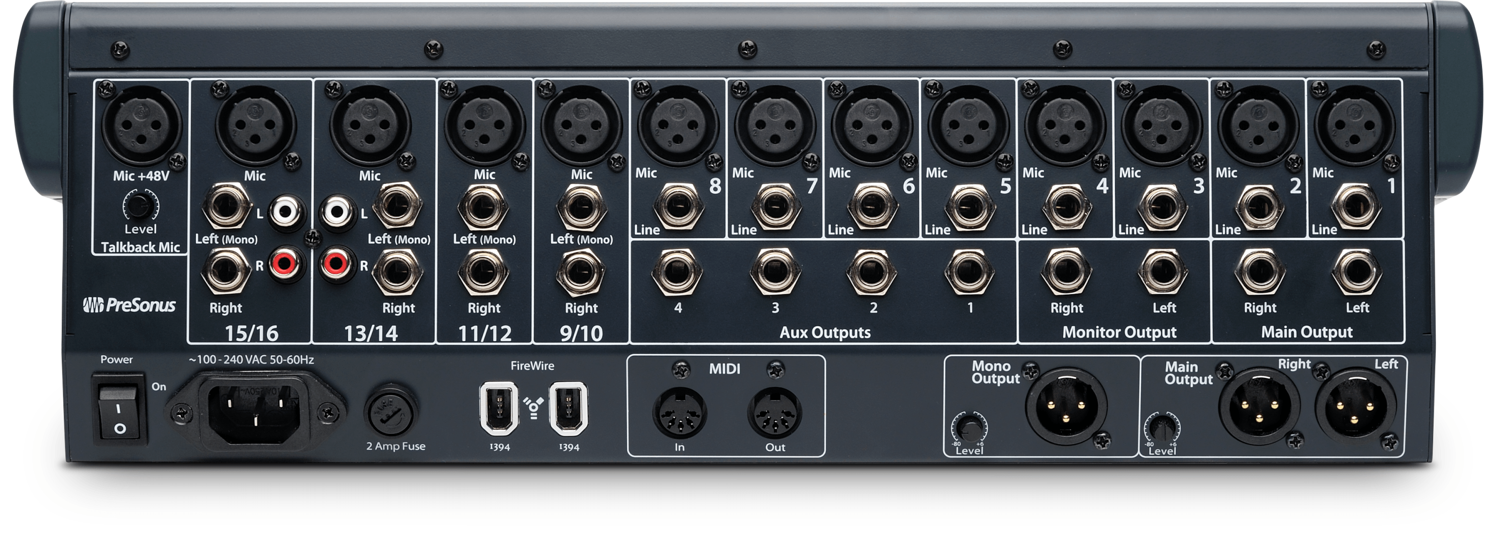 Studio One StudioLive 16.0.2 console mixage 16 voies Fat Channel