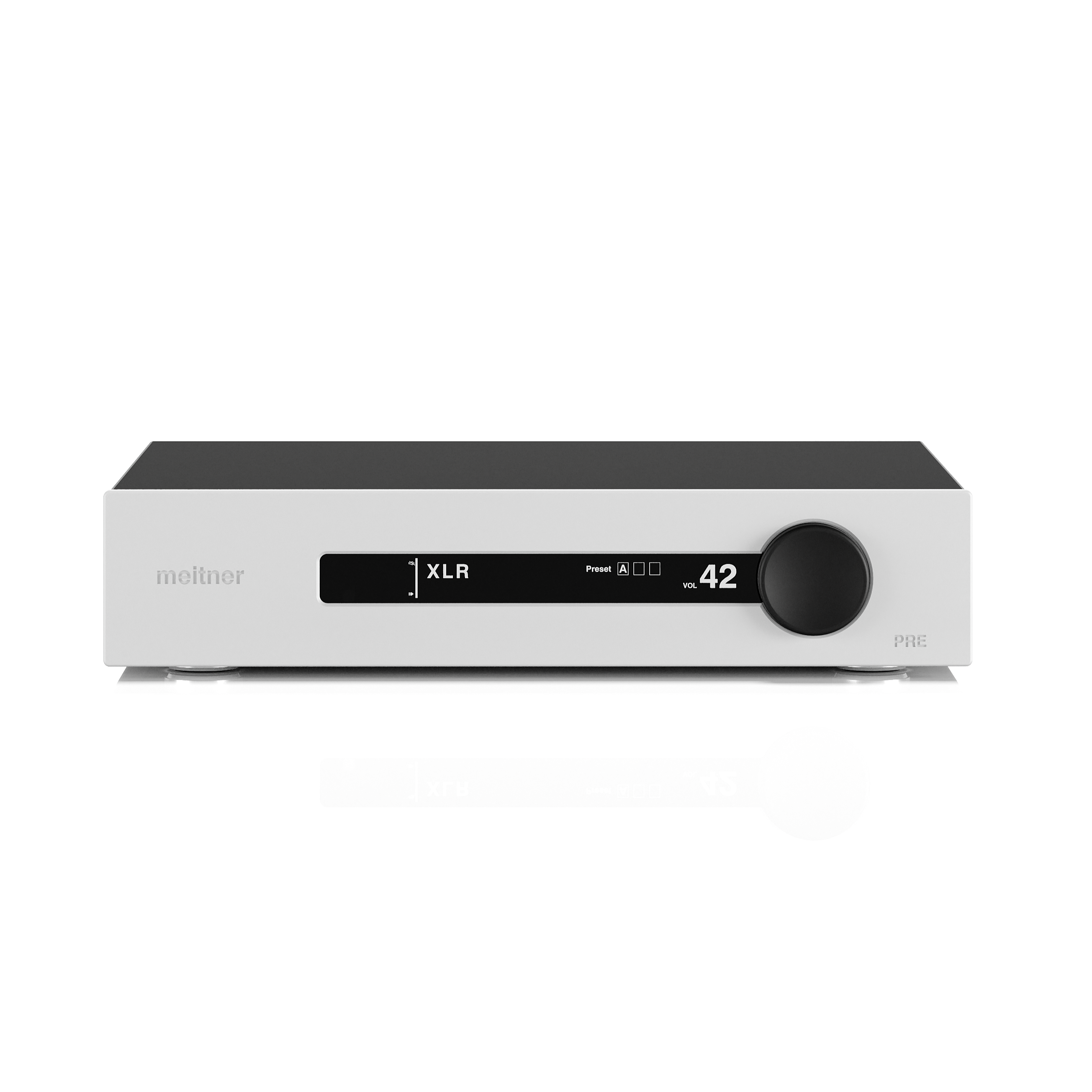 Meitner PRE préampli stéréo argent XLR RCA classe A