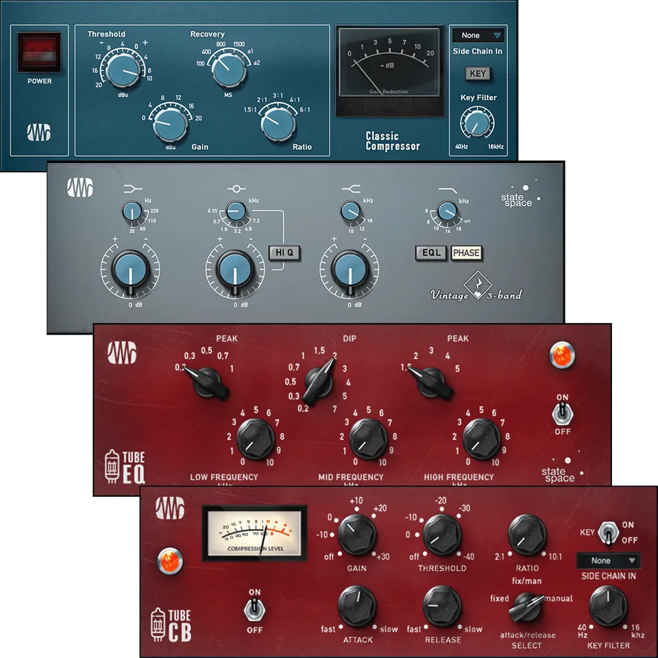 Studio One Vintage Channel Strips bundle plugin EQ