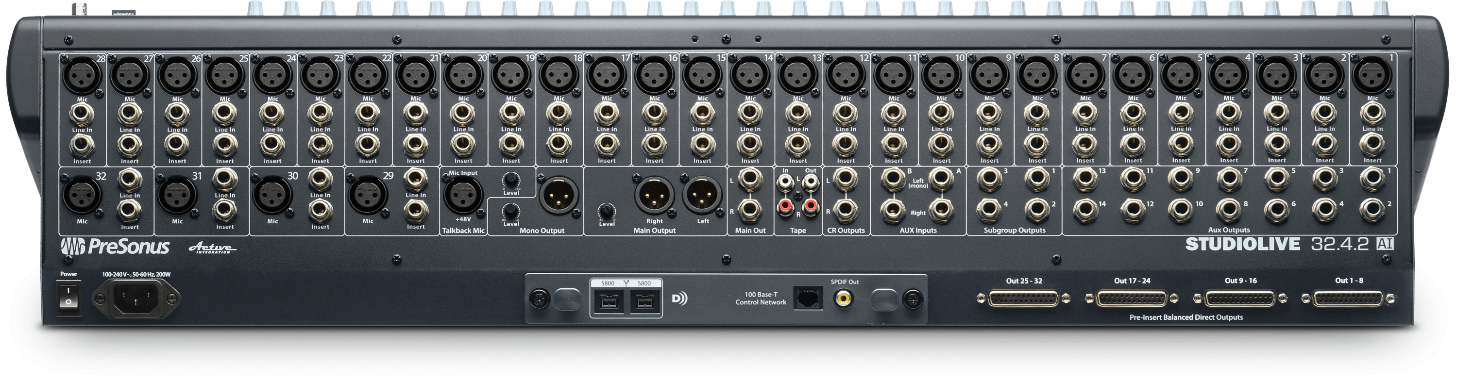 Studio One StudioLive 32.4.2AI console mixage 32 voies