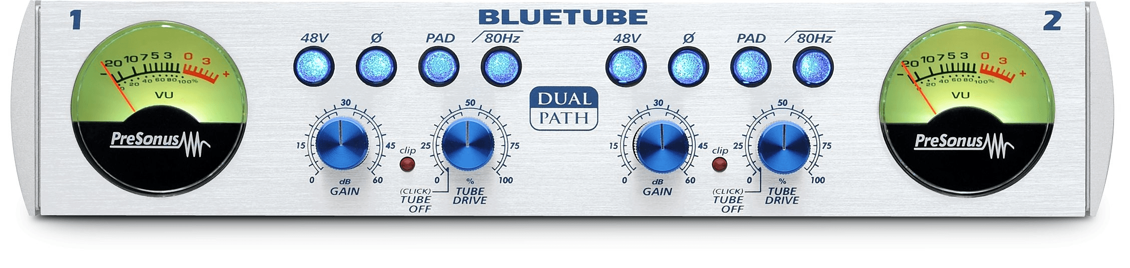 Studio One BlueTube DP préampli micro double canal lampe