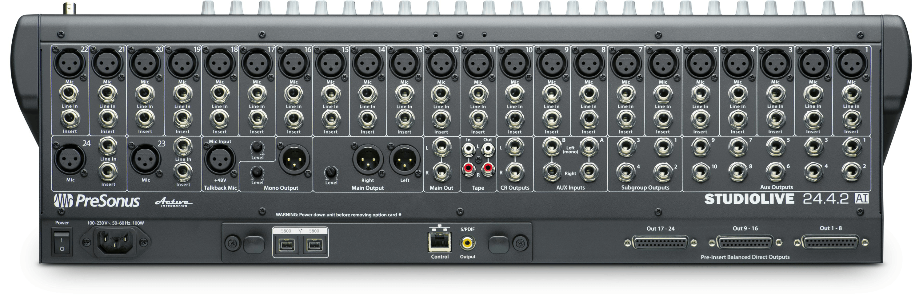 Studio One StudioLive 24.4.2AI console numérique 24 voies