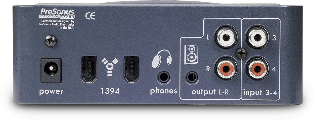 Studio One Inspire 1394 interface audio FireWire 2 préamplis