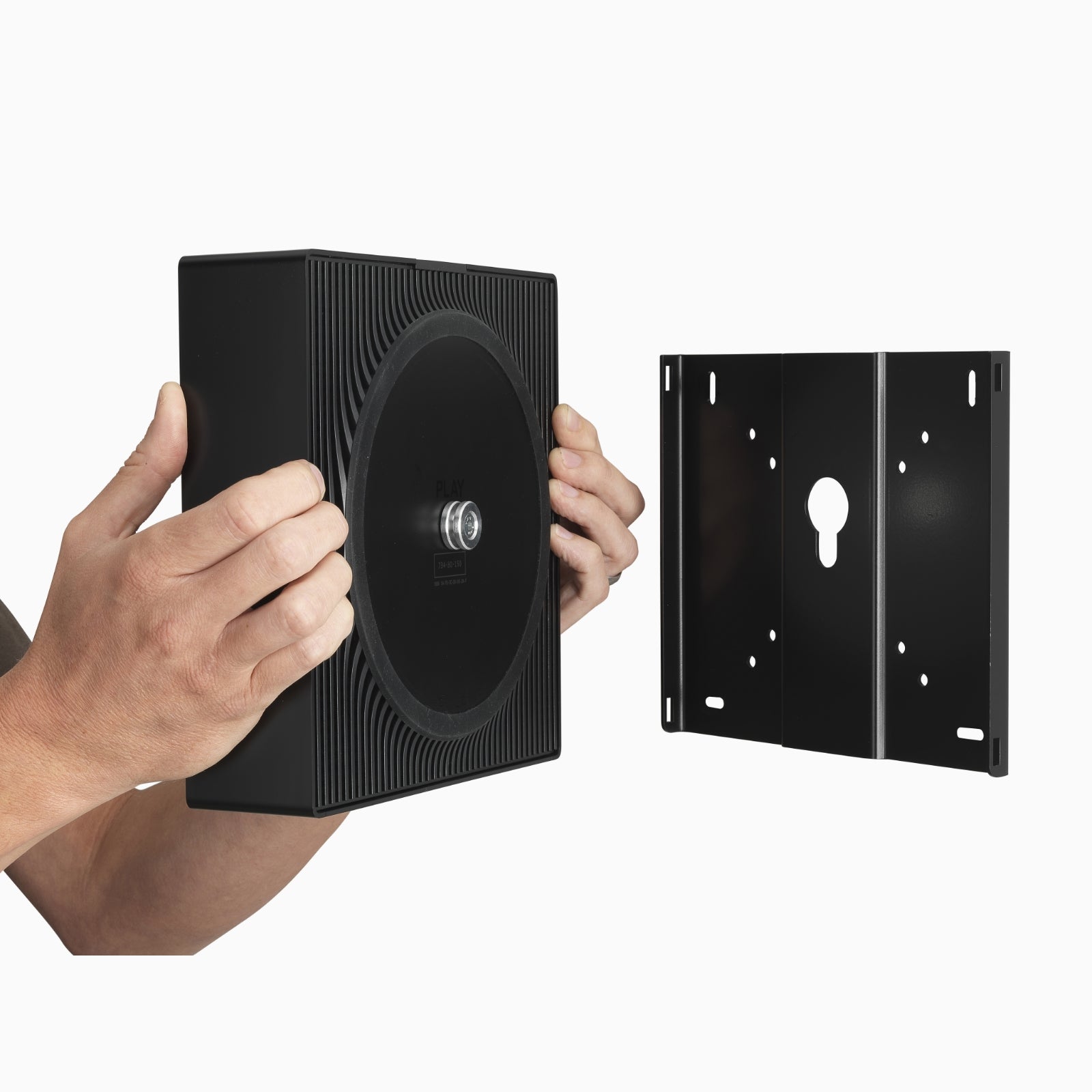 Flexson Wall Mounts Amp support mural noir 1 pc