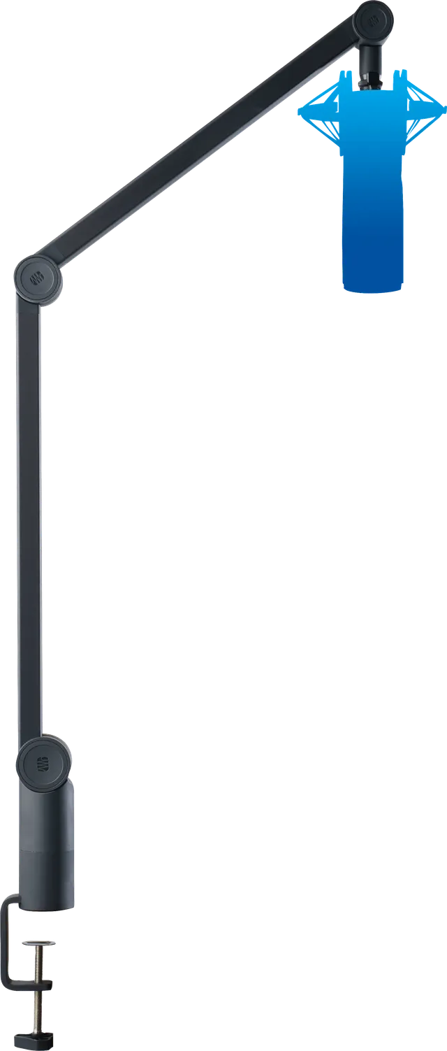 Studio One PBA-2 Bras Micro Broadcast Noir Articulé