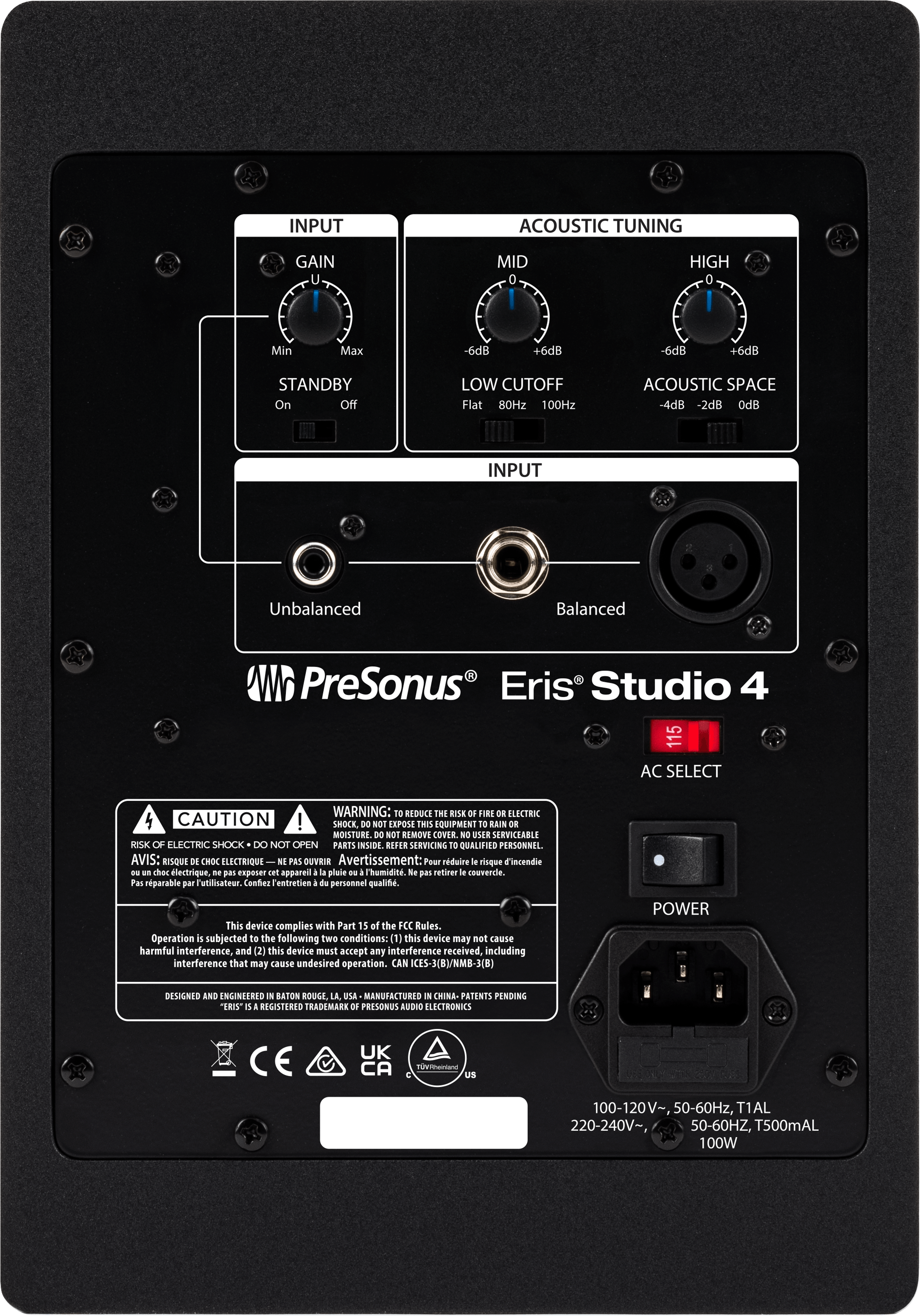 Studio One Eris Studio 4 enceinte monitoring à l'unité 50W