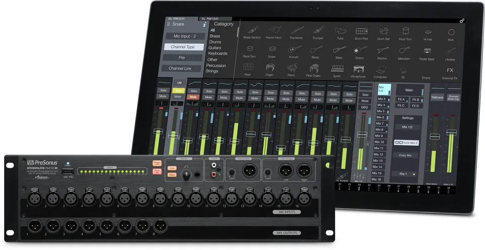 Studio One StudioLive RM16AI table de mixage numérique 32 canaux