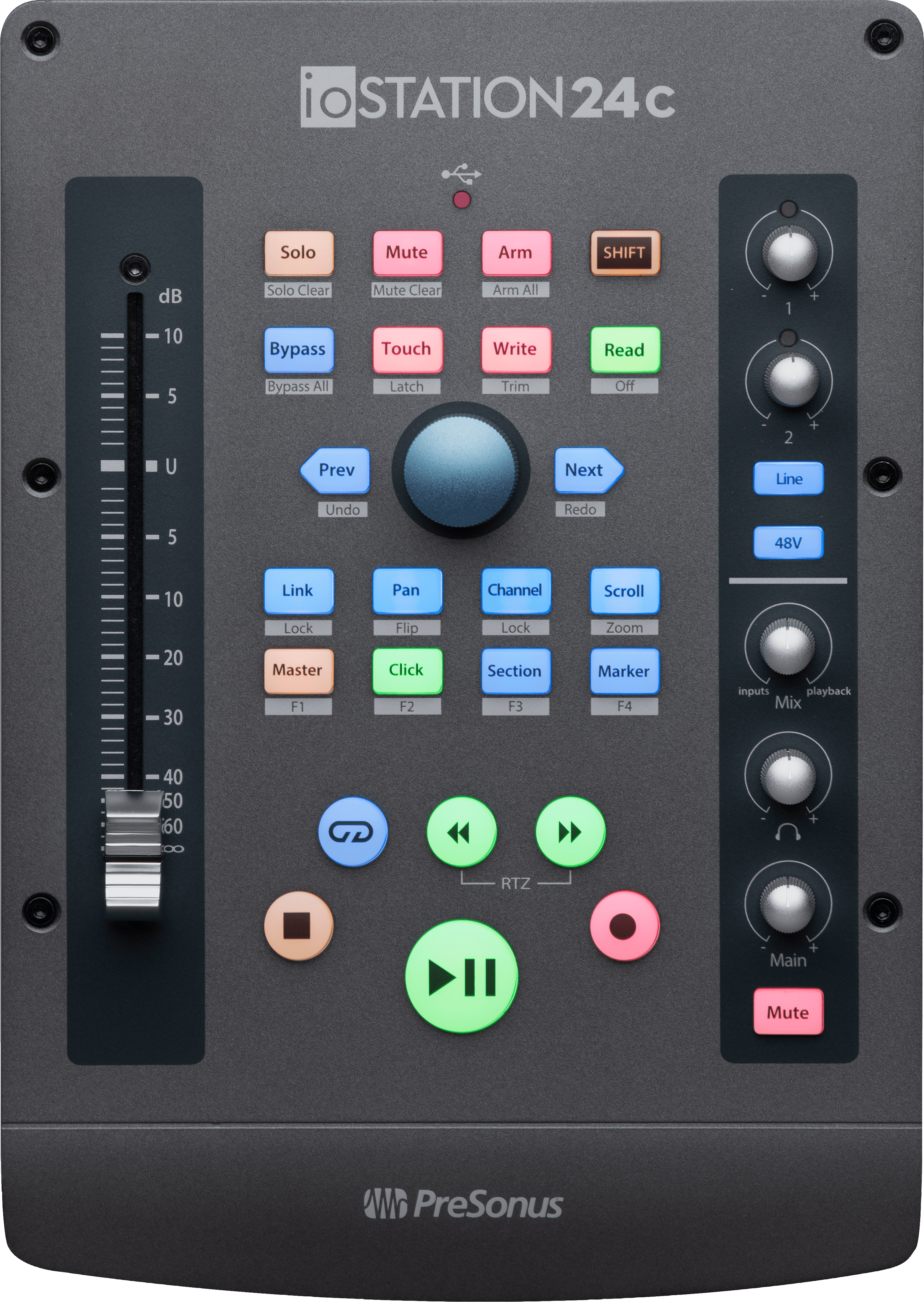 PreSonus ioStation 24c interface audio USB 2 voies
