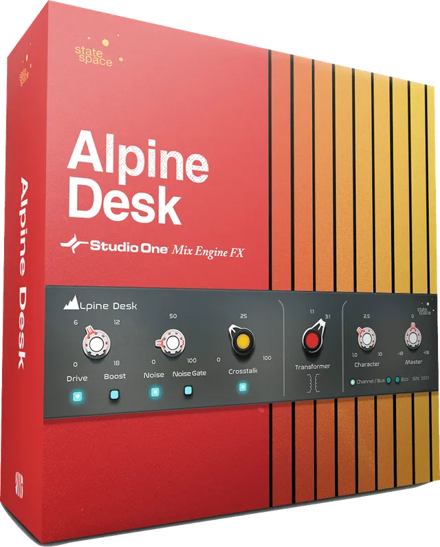 Studio One Retro Mix Legends Alpine Desk plugin effet console