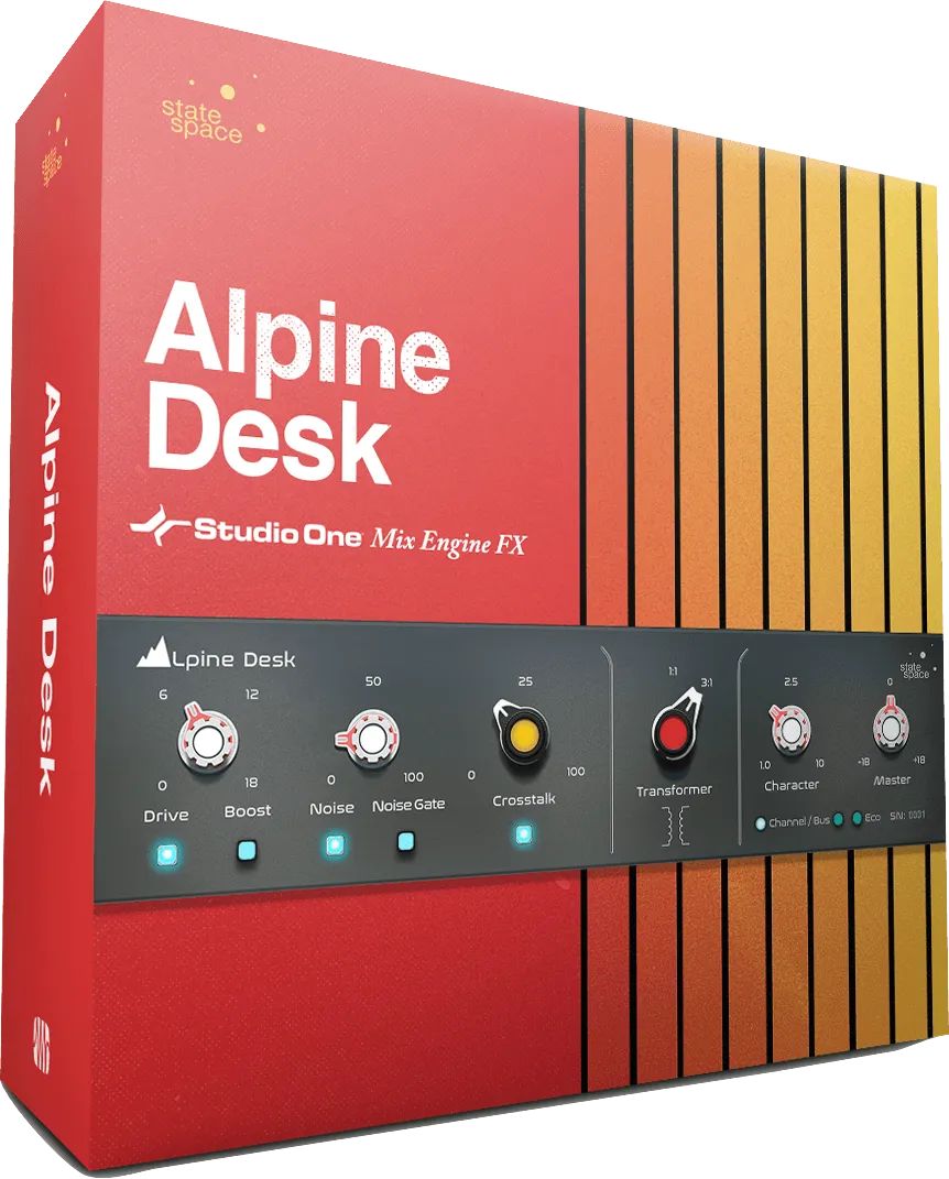 Studio One Retro Mix Legends Alpine Desk plugin effet console
