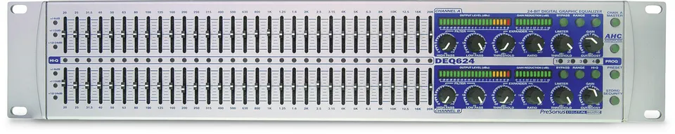 Studio One DEQ624 égaliseur graphique stéréo 2 canaux