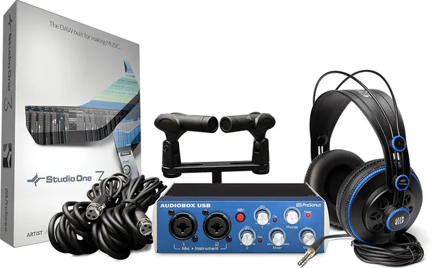 Studio One AudioBox Stereo kit enregistrement avec micros
