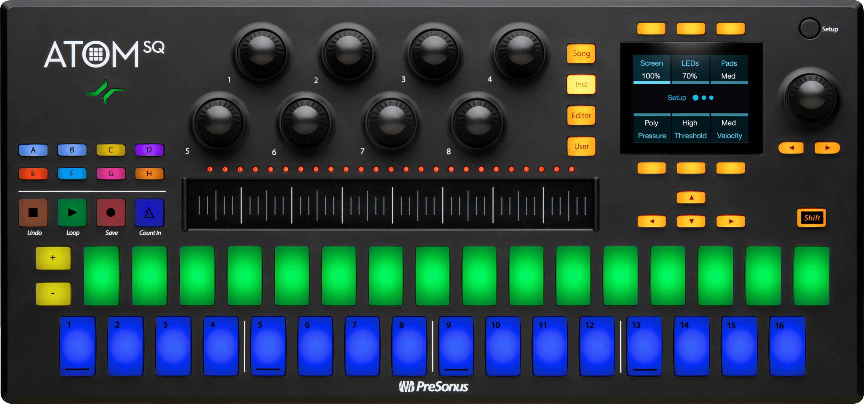 Studio One ATOM SQ contrôleur pad MIDI 32 pads RGB USB