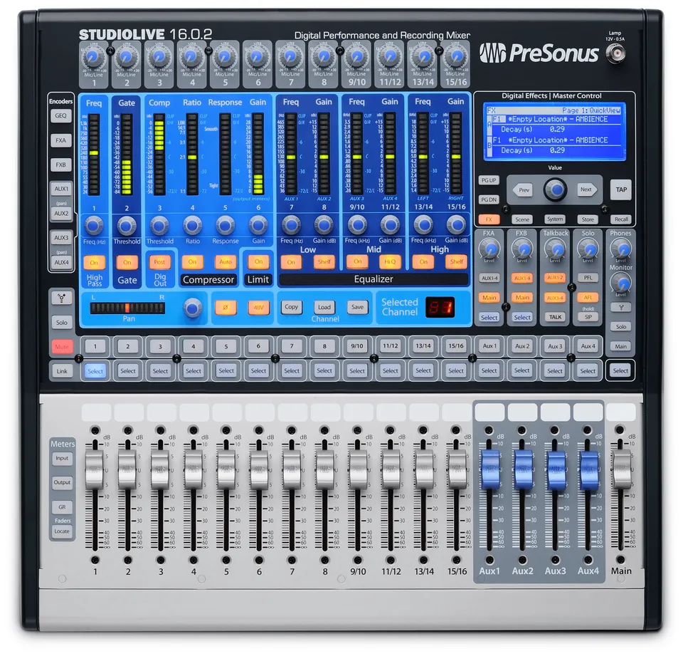 Studio One StudioLive 16.0.2 console mixage 16 voies Fat Channel