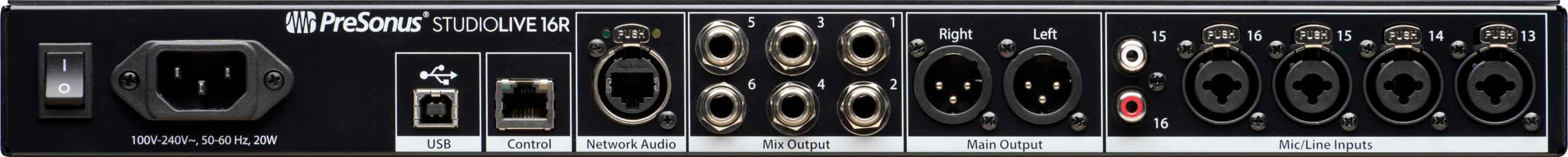 Studio One StudioLive 16R table de mixage numérique rack