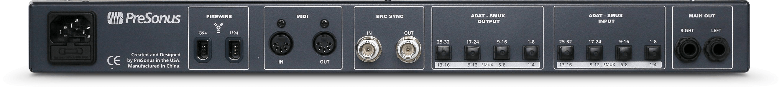 Studio One FireStudio Lightpipe interface audio 32 voies ADAT