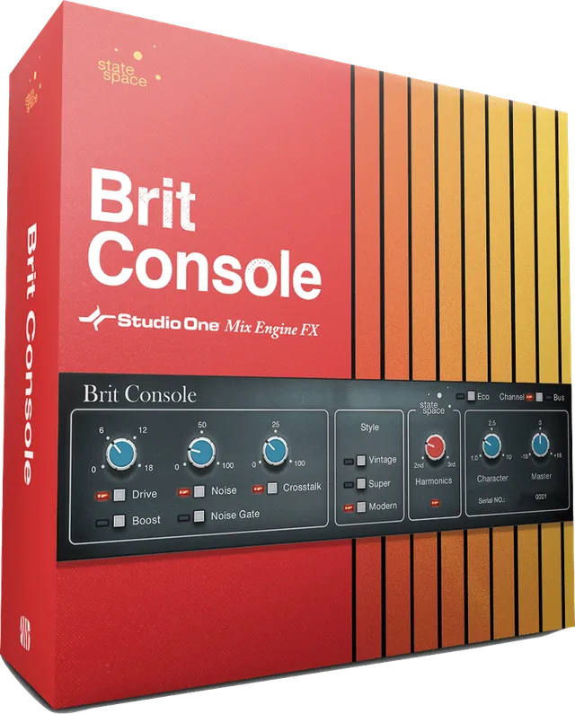 Studio One Retro Mix Brit Console plugin console britannique vintage