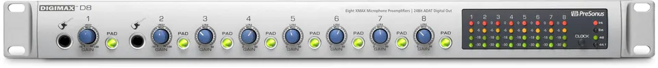 Studio One DigiMax D8 préampli micro 8 canaux rack