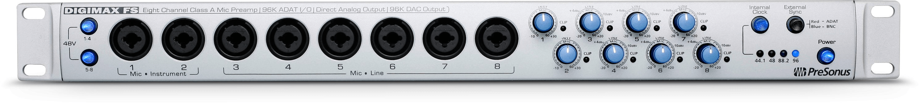 Studio One FireStudio DigiMax FS préampli micro 8 canaux ADAT