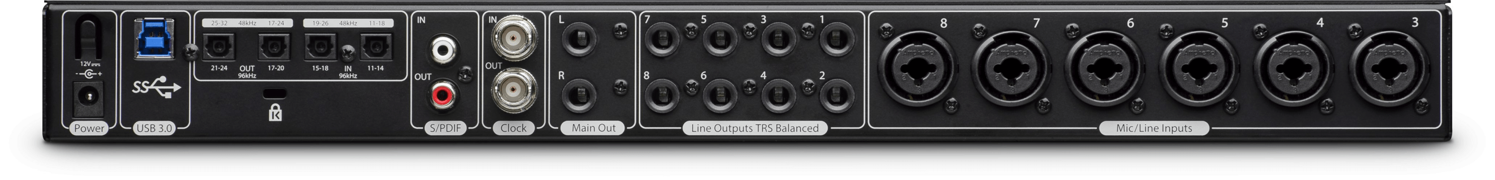 PreSonus Studio 192 interface USB 192 kHz rack
