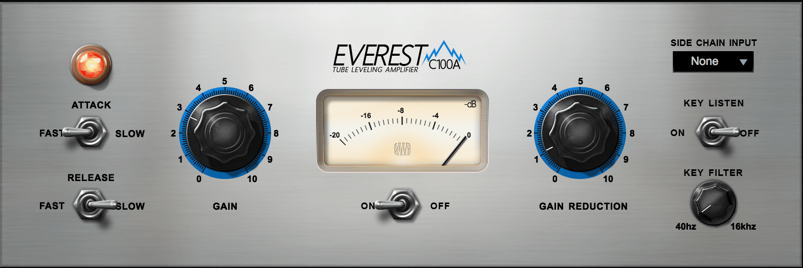 Studio One Fat Channel Everest C100A plug-in compresseur doux