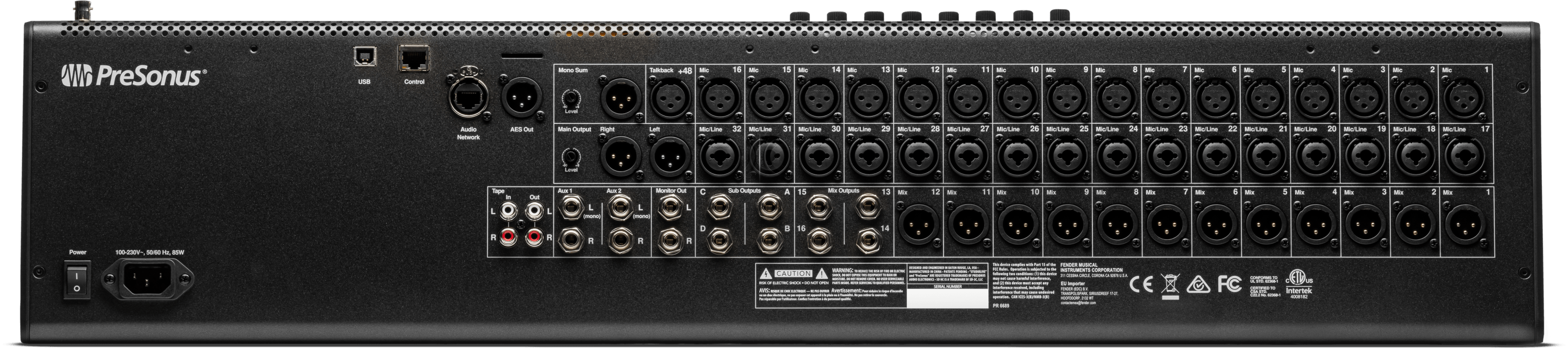 Studio One StudioLive SE 32 console numérique 32 voies