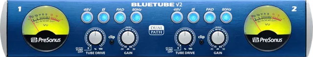 Studio One Préamplis BlueTube DP v2 préampli micro lampe 2 canaux