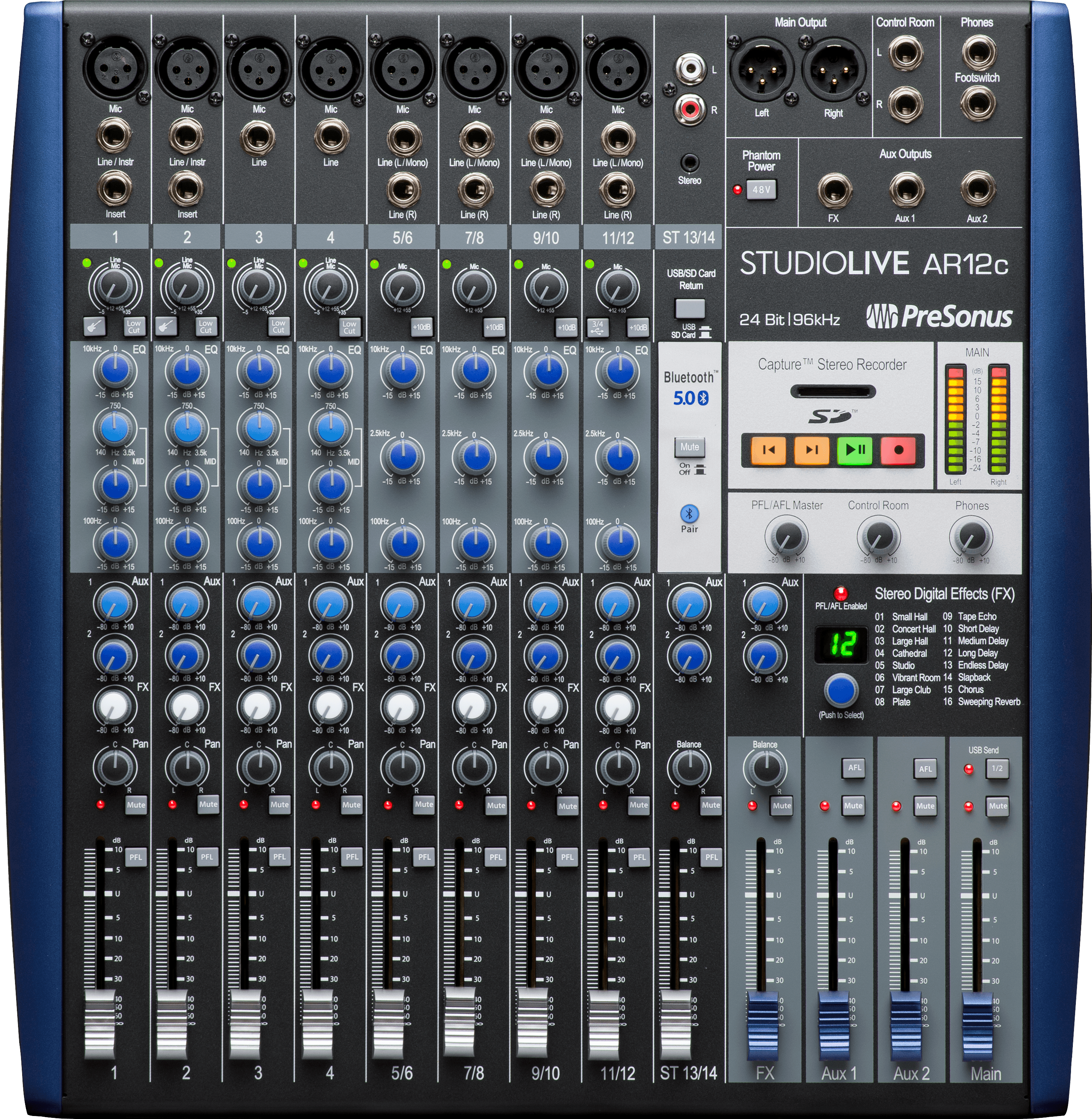 PreSonus StudioLive AR12c Table Mixage Analogique USB