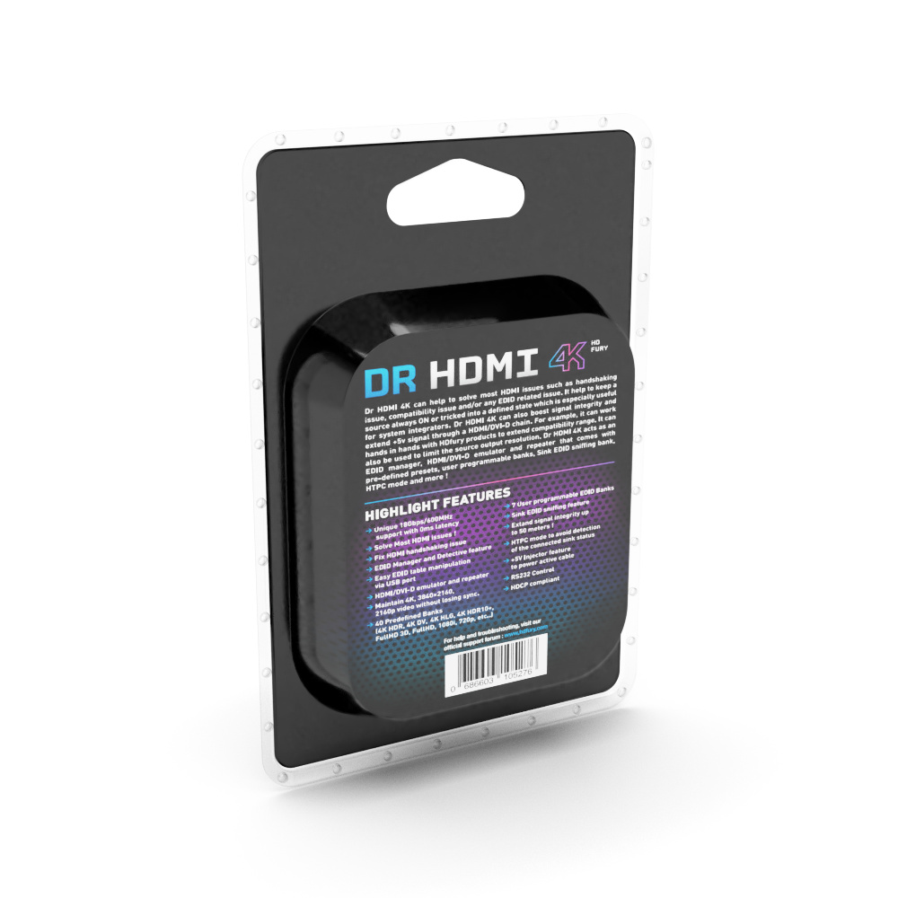 HD Fury EDID Dr HDMI 4K gestionnaire EDID HDMI