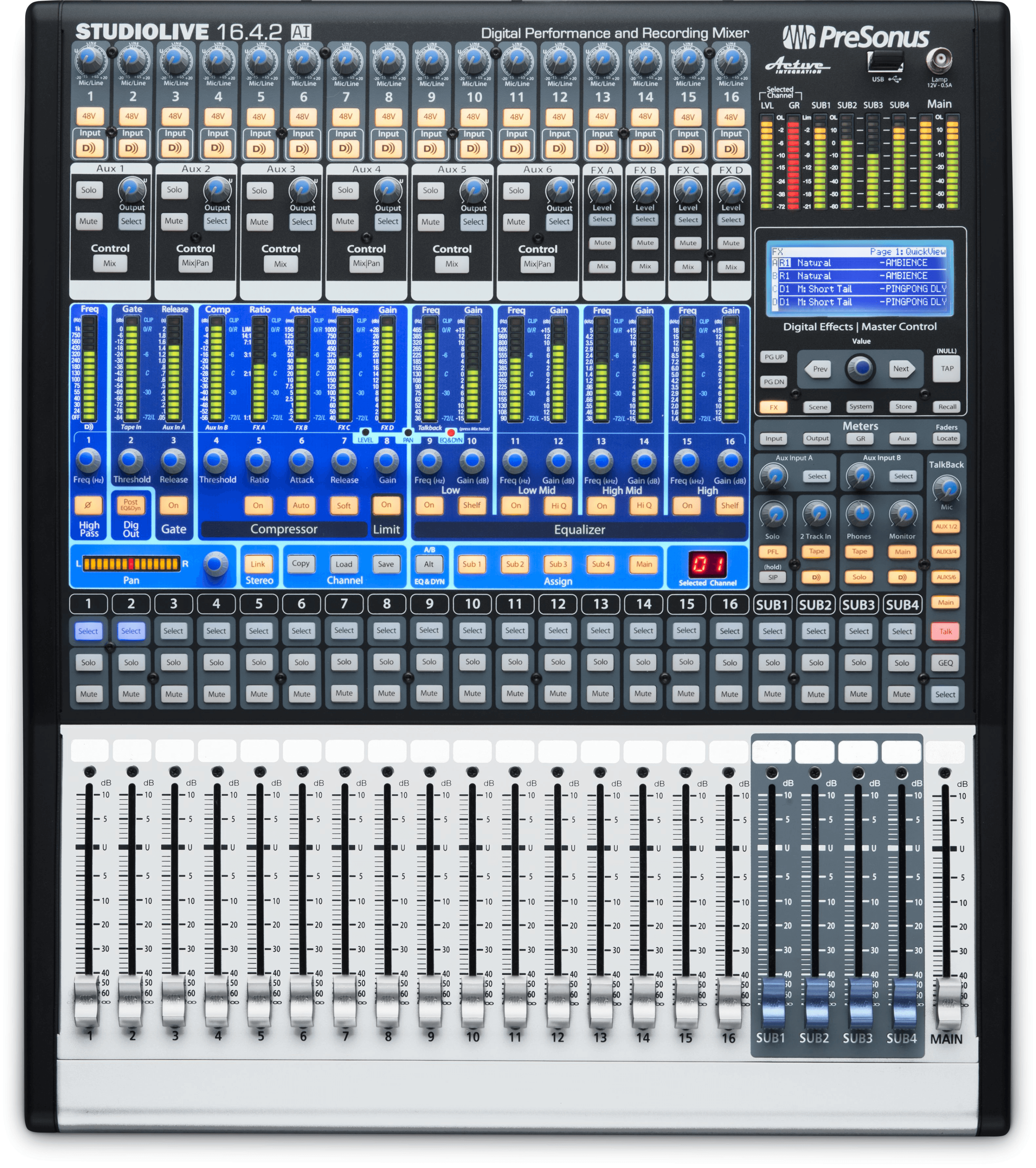 Studio One StudioLive 16.4.2AI console mixage numérique 16 voies