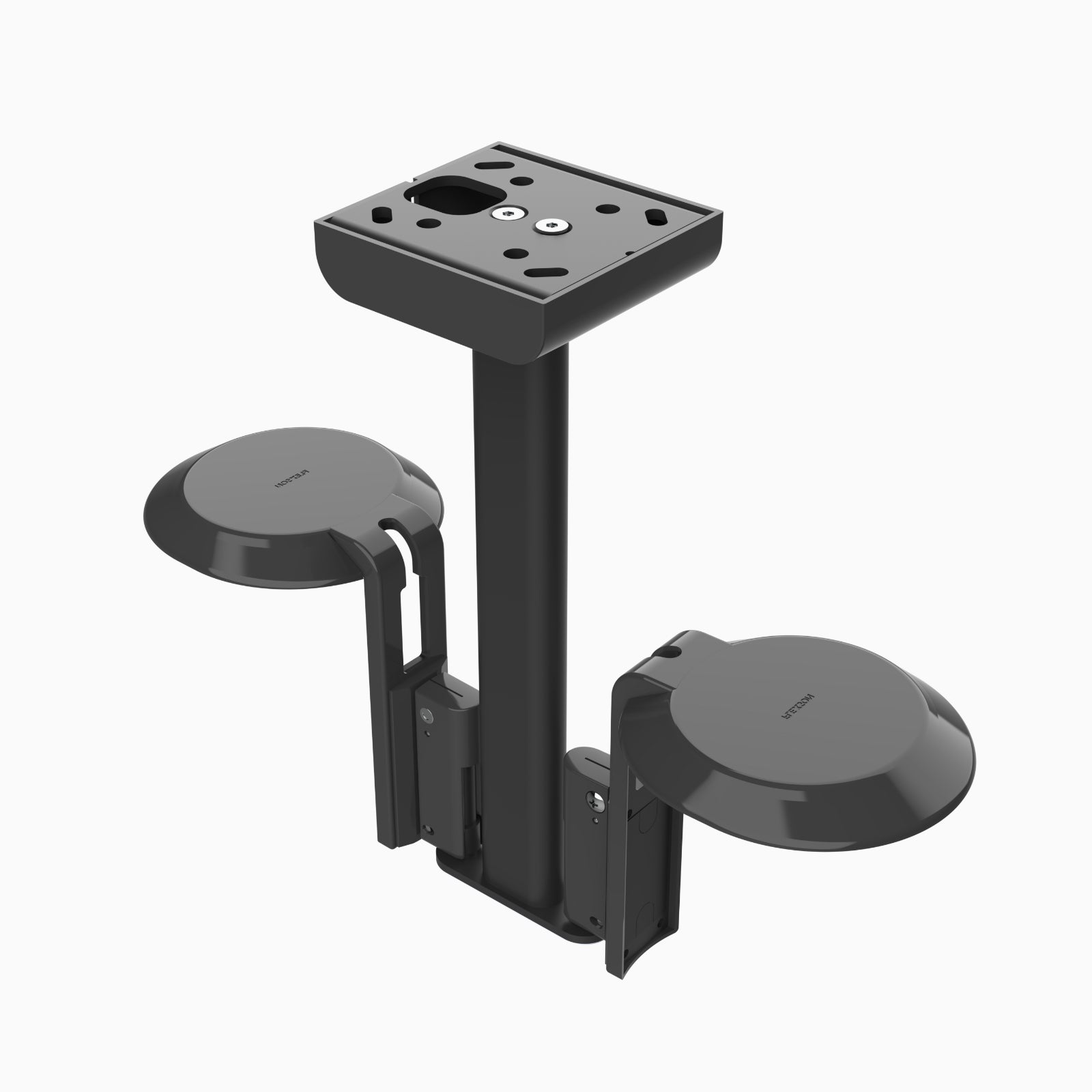 Flexson Ceiling Mounts Era 100 support plafond noir 2 pcs