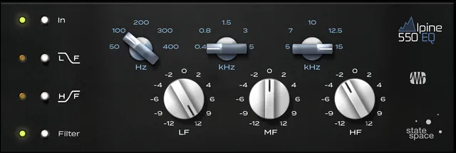 Studio One Fat Channel Alpine EQ-550 plugin égaliseur vintage