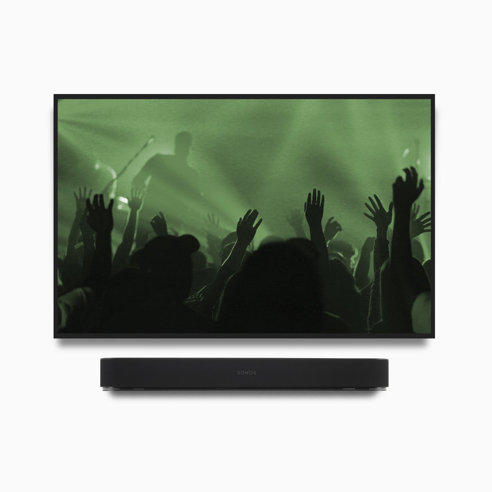 Flexson Wall Mounts Beam support mural barre de son noir