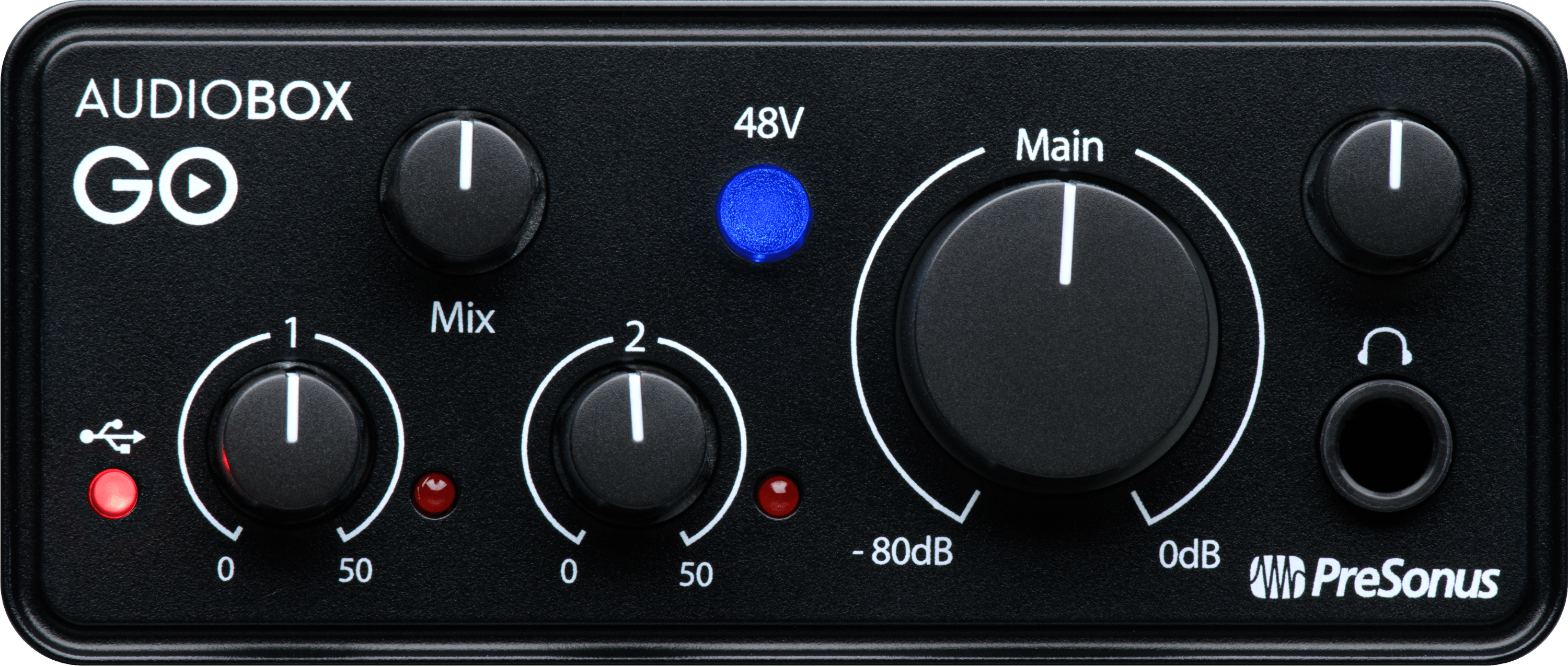Studio One AudioBox GO interface audio USB 2 canaux portable