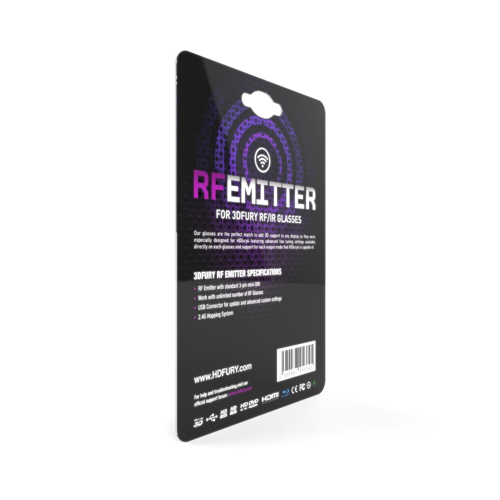 HD Fury Accessories RF Emitter émetteur 3D pour X4