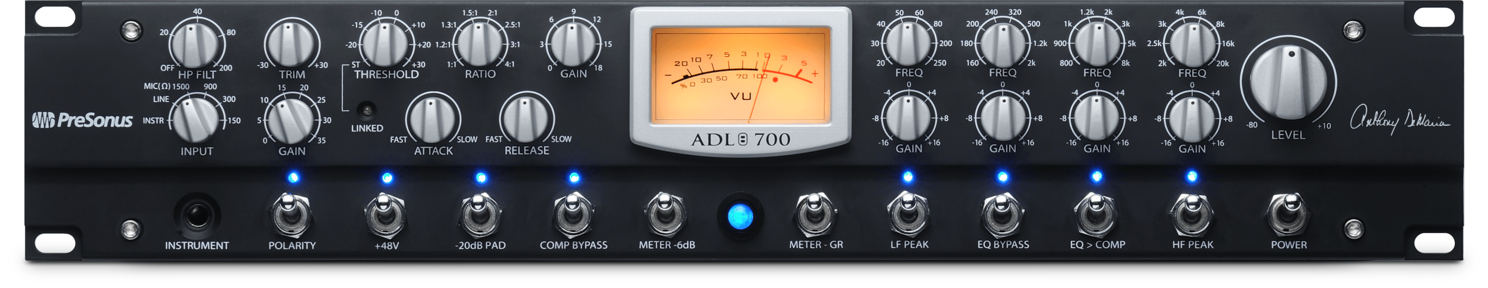Studio One ADL 700 Préampli micro lampe rack 2U