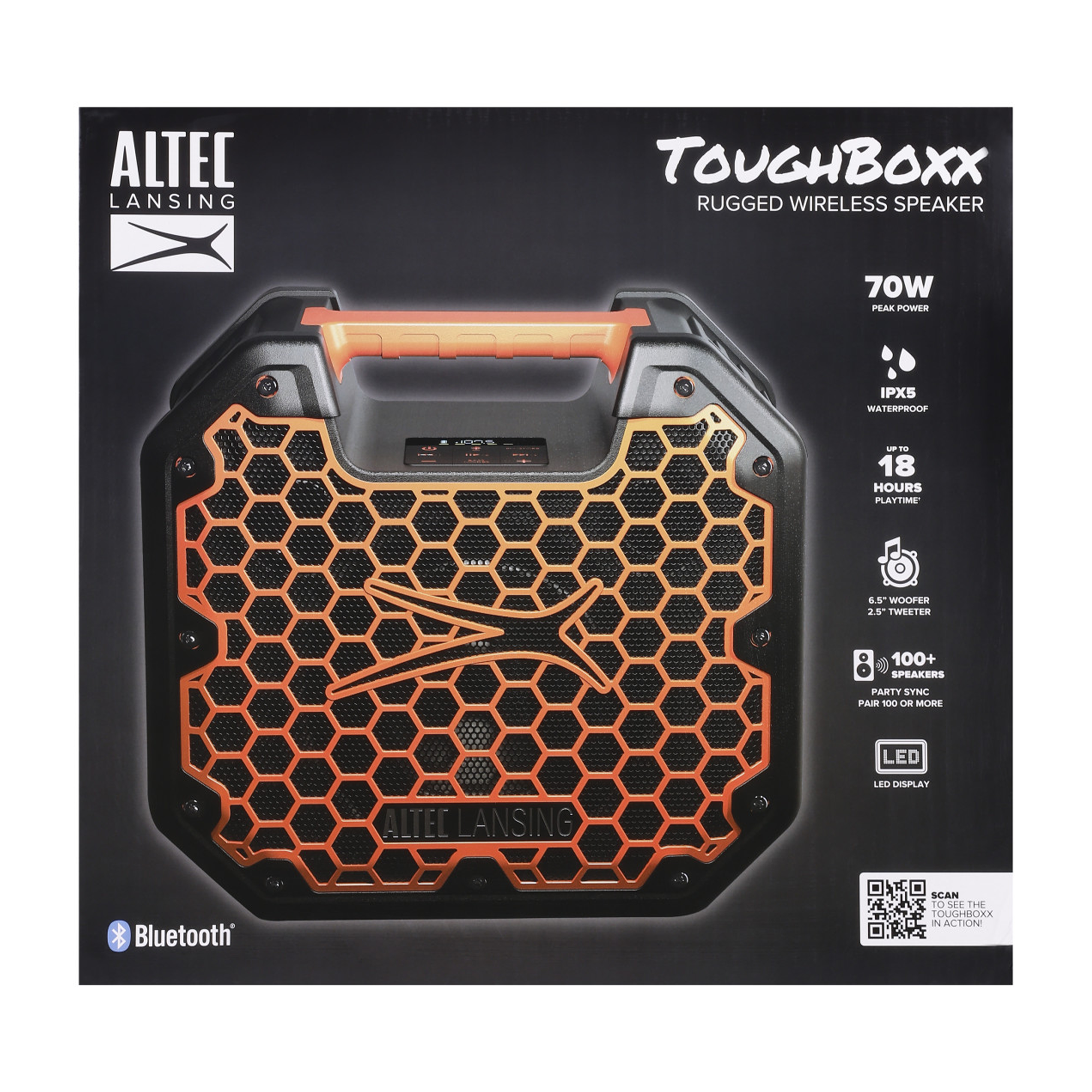 Altec ToughBoxx enceinte bluetooth party 70W FM 18h