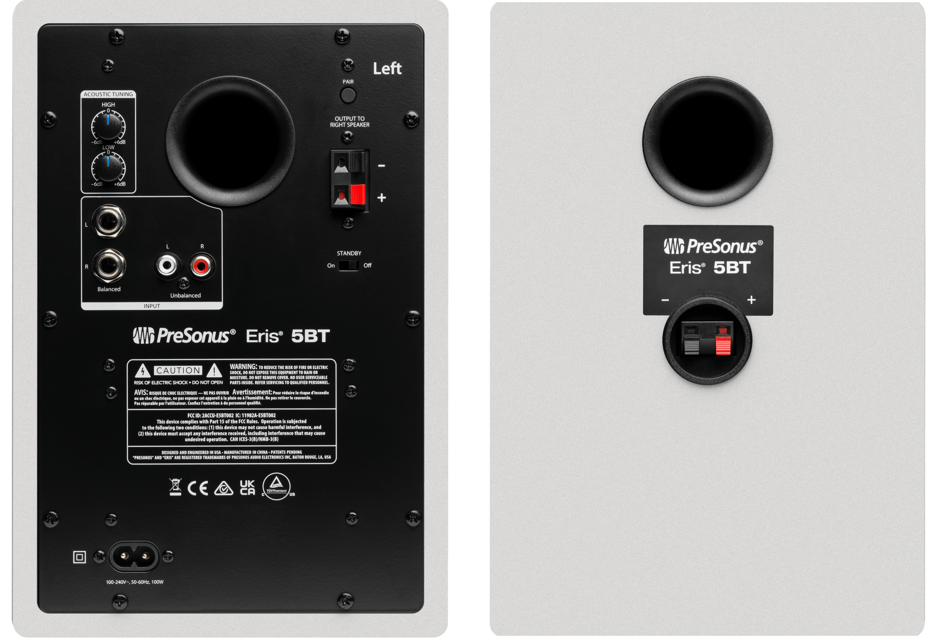 Studio One Eris 5BT 2nd Gen Enceinte monitoring Paire noir 50W