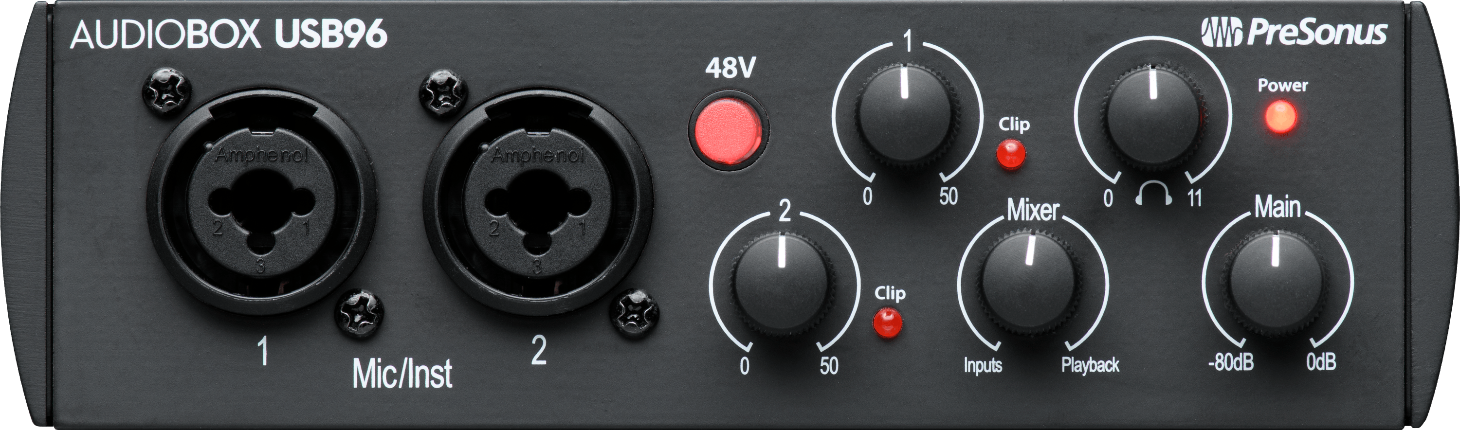 Studio One AudioBox USB 96 Interface audio USB 2 canaux MIDI