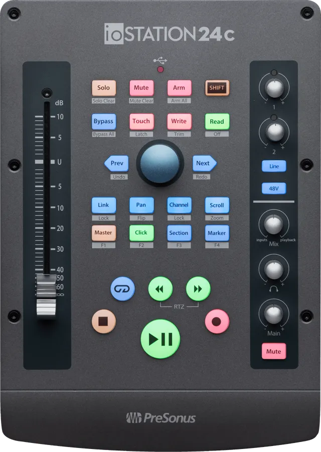 PreSonus ioStation 24c interface audio USB 2 voies
