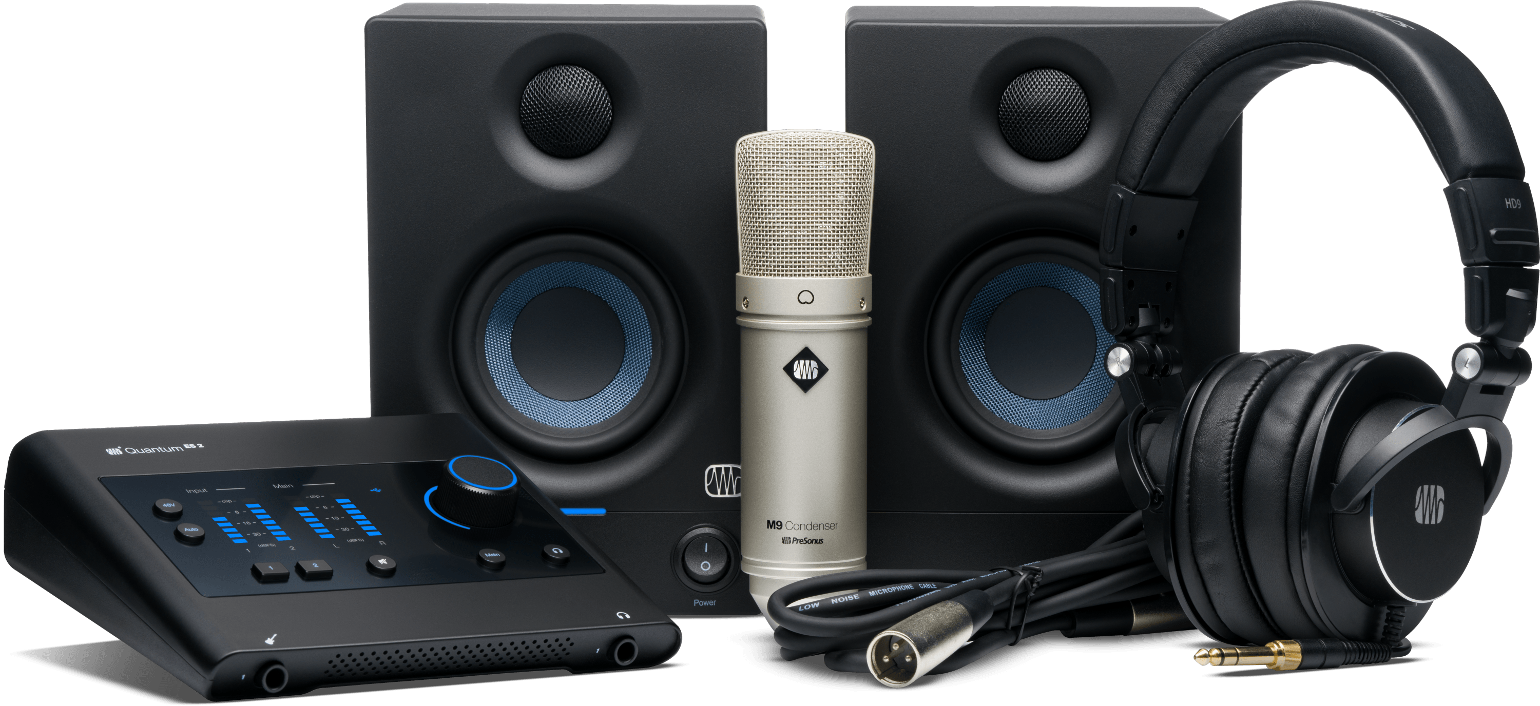 Studio One Quantum ES Ultimate Bundle interface + Eris 3.5 + M9