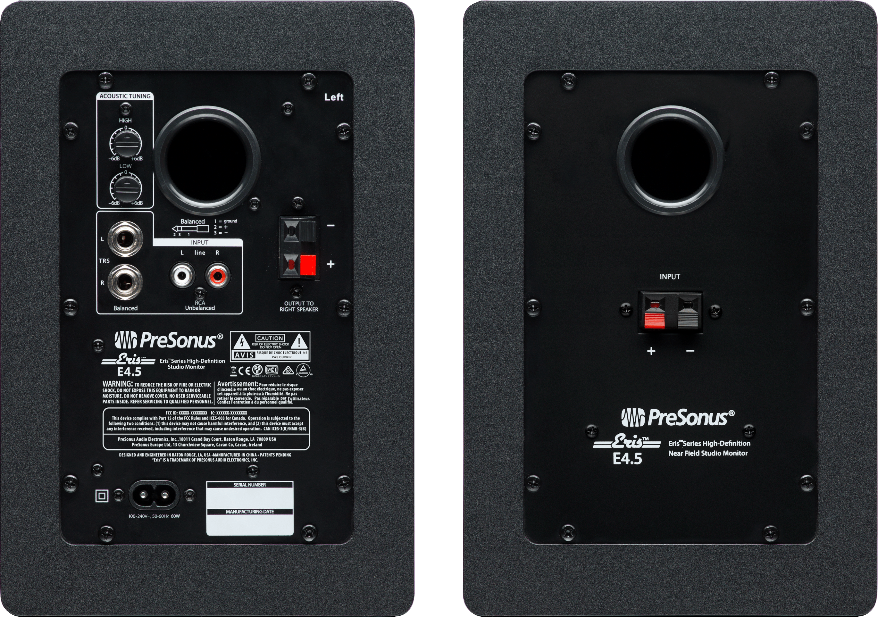 Studio One Eris E4.5 Enceinte Monitoring 50W RCA TRS