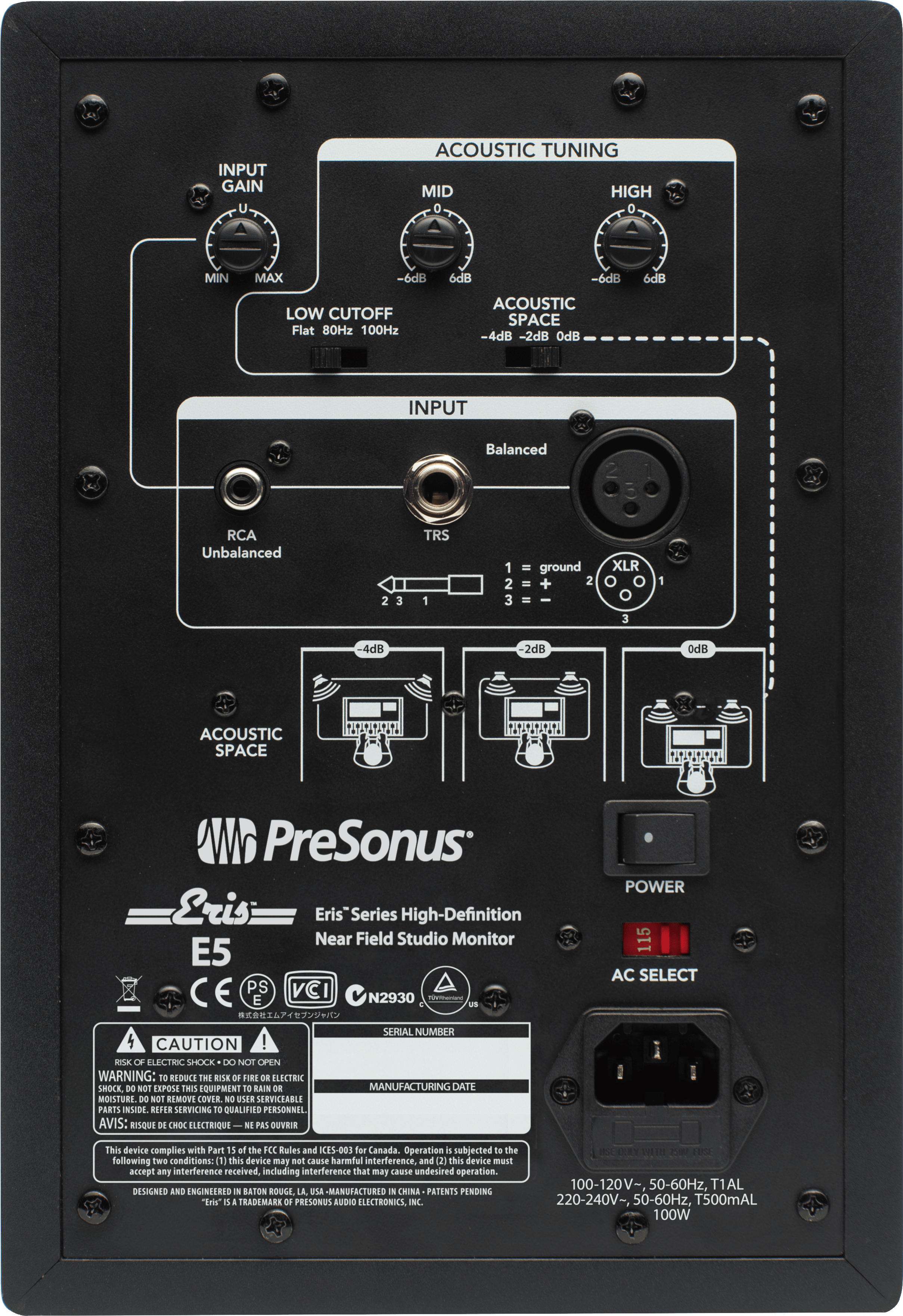 Studio One Eris E5 Enceinte monitoring 5 pouces 80W