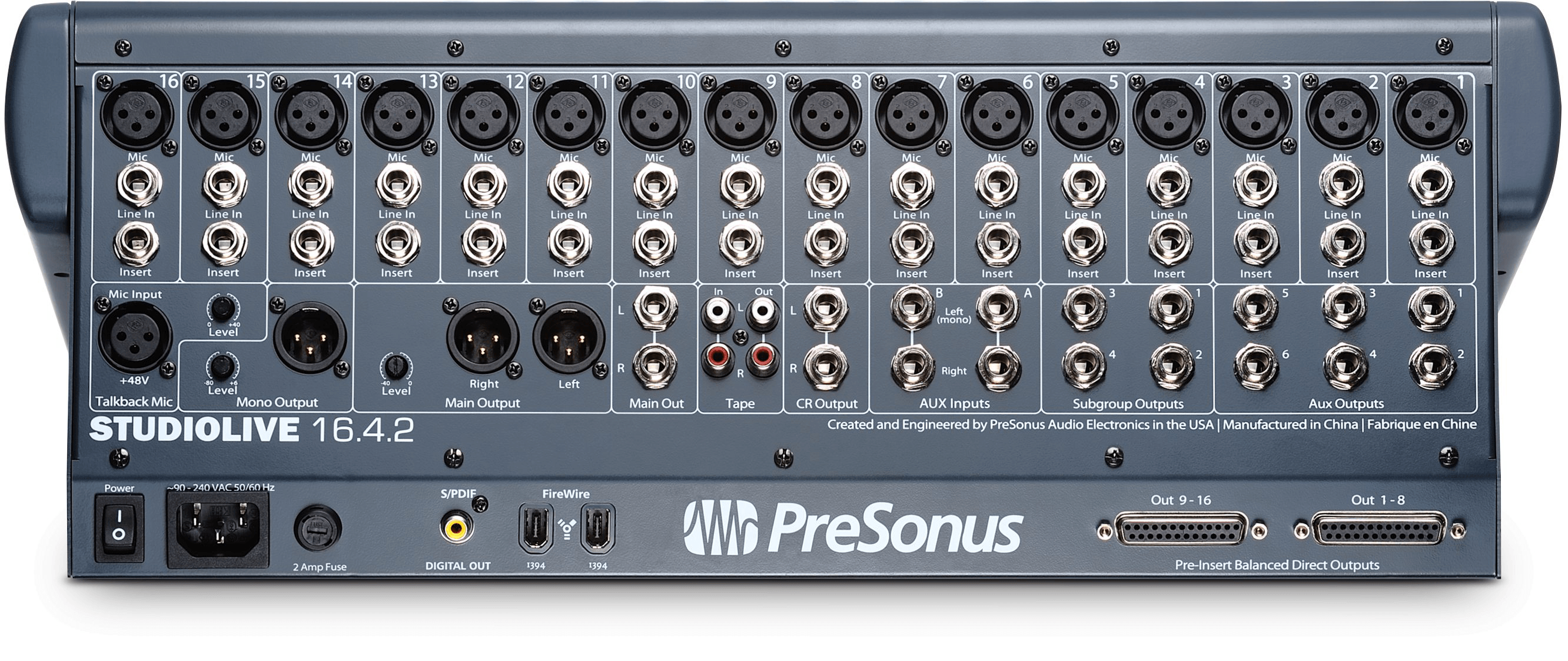 Studio One StudioLive 16.4.2 console numérique 16 voies