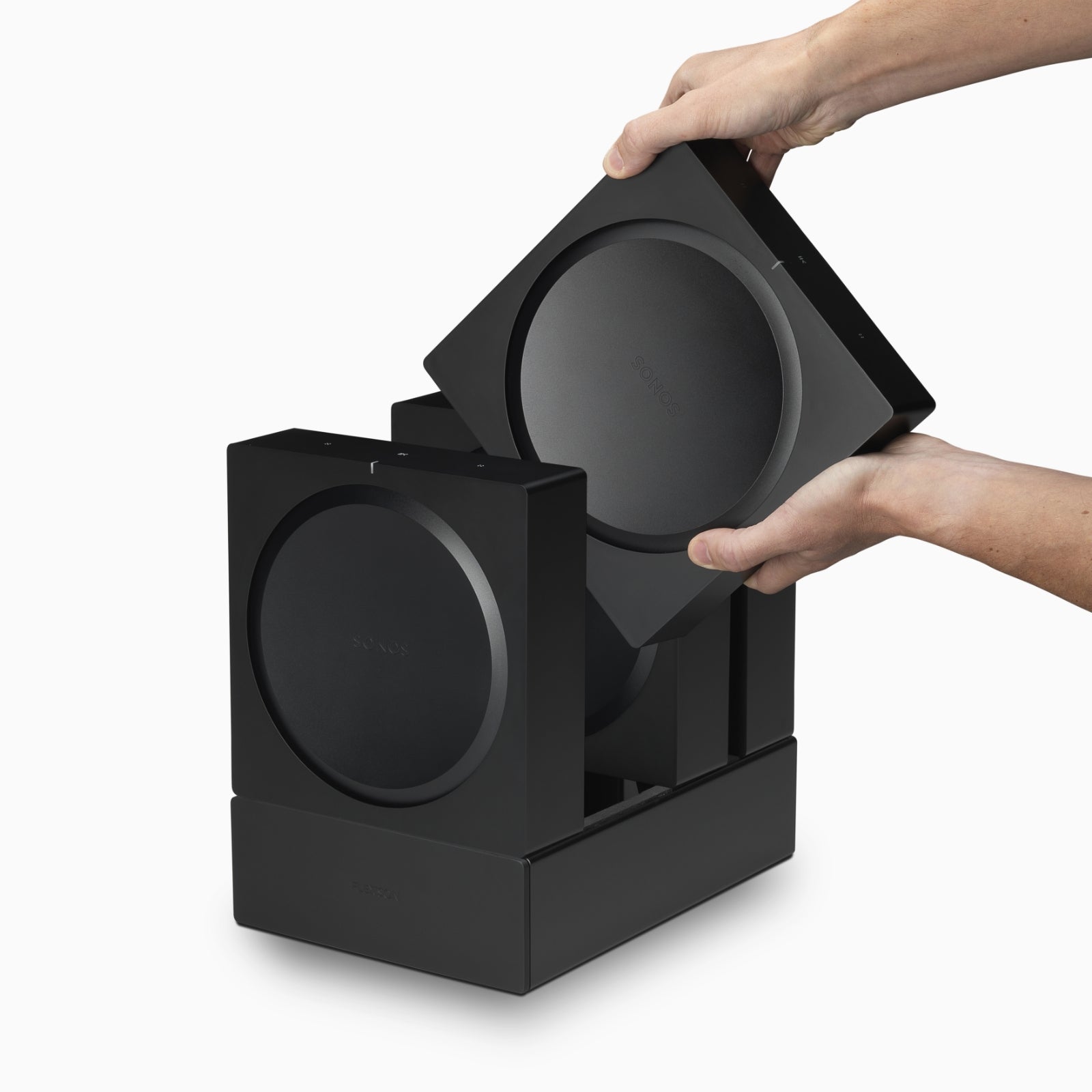 Flexson Wall Mounts dock Sonos Amp x4 noir acier