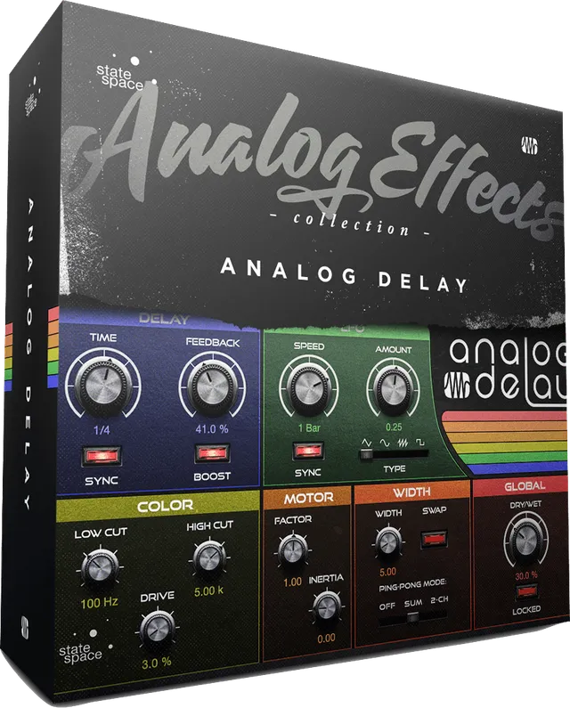 Studio One Analog Delay plugin delay analogique VST3 AU AAX