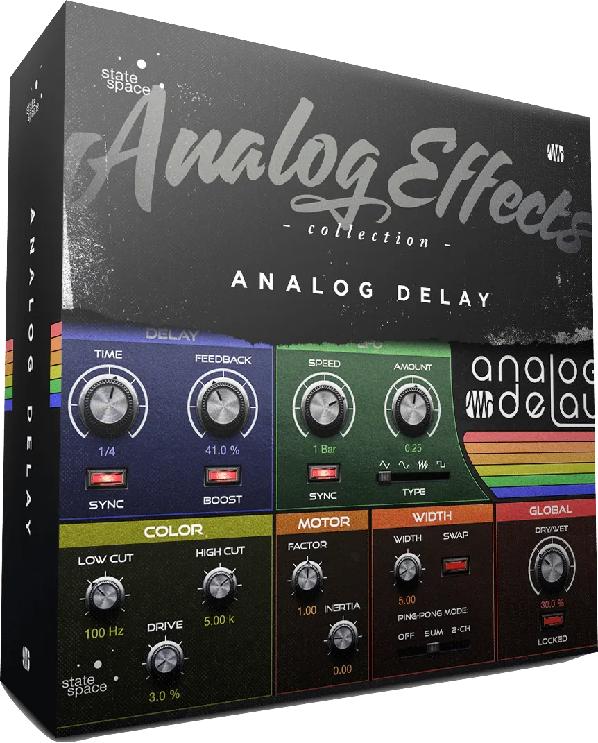 Studio One Analog Delay plugin delay analogique VST3 AU AAX